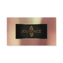 Metallische Rose Gold Black Champaign Jouvence Log