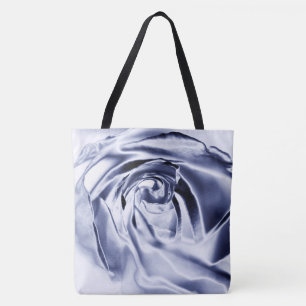 Metallische Rose Gray Tote Tasche