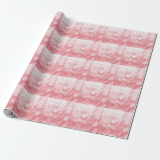 Metallische Rote Leinwand: Pinselstrich Elegance. Geschenkpapier