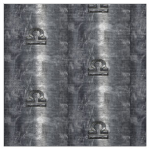 Metallische Style Libra Zodiac-Zeichen Stoff