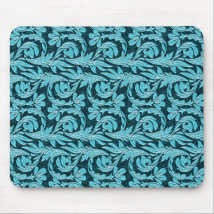 Metallische Waves 2Tone Aquamariner DRK MOUSEPAD