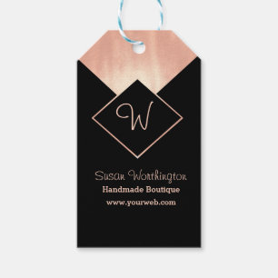 Metallische Weibchen Moderne Coole Rose Gold Obses Geschenkanhänger