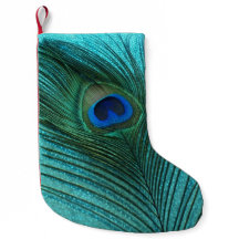 Metallischer Aqua-Blau-Pfau