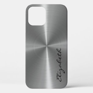 Metallischer Edelstahlaussehen Case-Mate iPhone Hülle