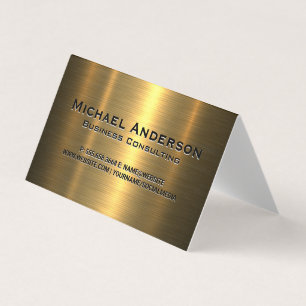 Metallischer Gold-Hintergrund Visitenkarten