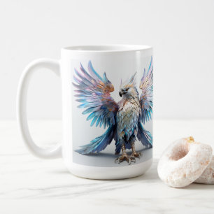 Metallischer Iridescent Eagle Kaffeetasse