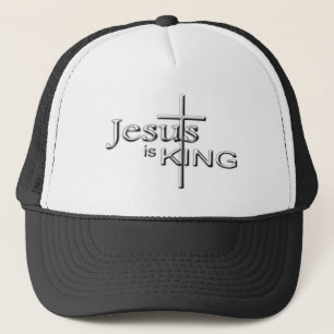 Metallischer Jesus ist KÖNIG Truckerkappe