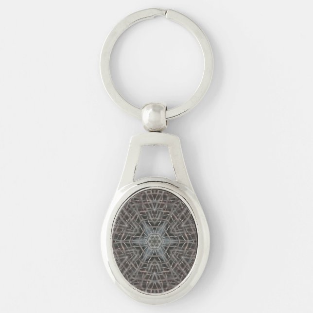 Metallischer Mesh-Schlüsselanhänger Schlüsselanhänger (Vorderseite)