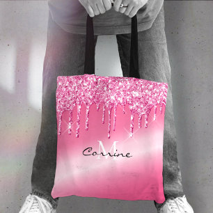 Metallischer Name für Monogram Hot Pink Dripping G Tasche