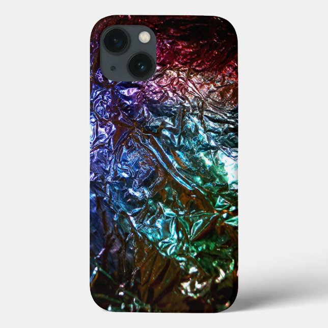 Metallischer Regenbogenfoileffekt Case-Mate iPhone Hülle (Rückseite)