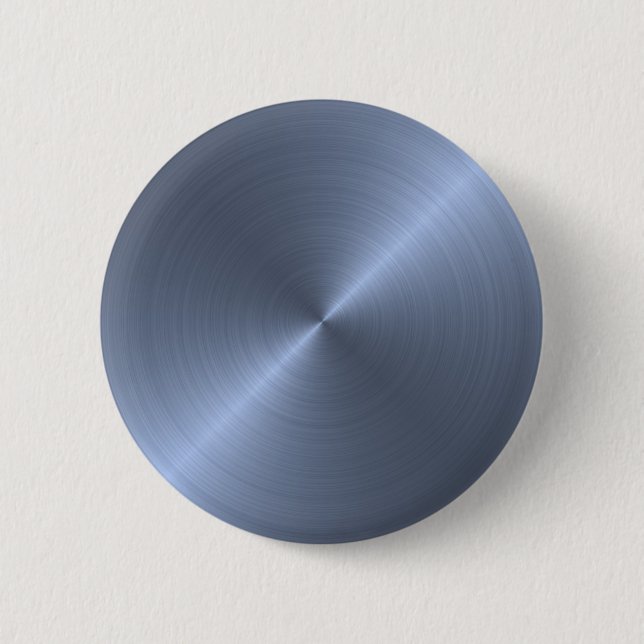 Metallisches Blau Button (Vorderseite)