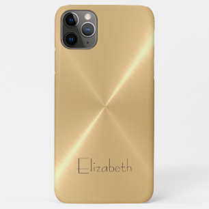Metallisches, bleihaltiges Gold aus Edelstahl Case-Mate iPhone Hülle