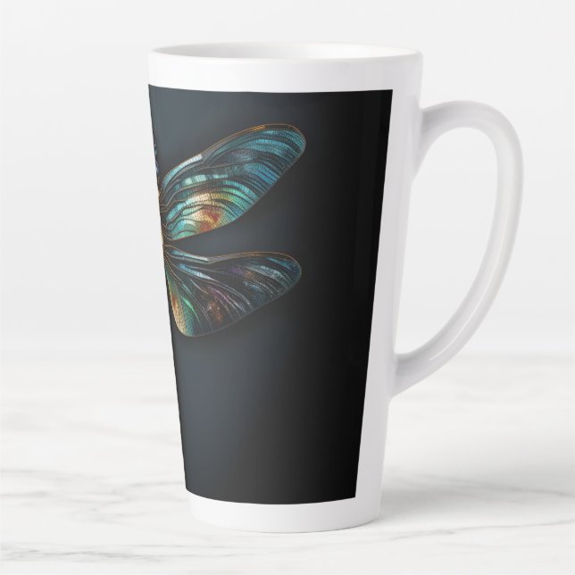 Metallisches Dragonfly-Shirt Milchtasse (Rechts)