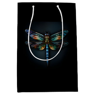Metallisches Dragonfly-Shirt Mittlere Geschenktüte