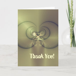 Metallisches Gefühl Dankeskarte