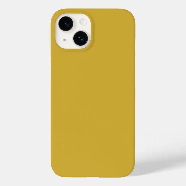 Metallisches Gold Case-Mate Tough Apple iPhone 14 Hülle (Rückseite)