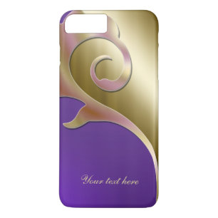 Metallisches Gold lila Case-Mate iPhone Hülle