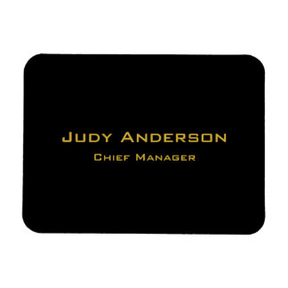 Metallisches Gold & schwarzes professionelles mode Magnet