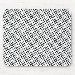 Metallisches graues Retro-Bubbles Mousepad