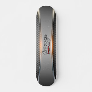 Metallisches Hintergrundkunst 3A Skateboard