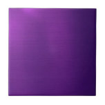 Metallisches königliches Lila Fliese<br><div class="desc">Stellen Sie das perfekte Geschenk mit einem kundenspezifischen metallischen Ende her. Fertigen Sie mit Bildern,  Grafik und/oder Text besonders an. (Spitze: Versuchen Sie,  Bilder und Text für wirklich personalisierte Ergebnisse zu kombinieren.)</div>