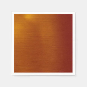 Metallisches Kupfer Serviette