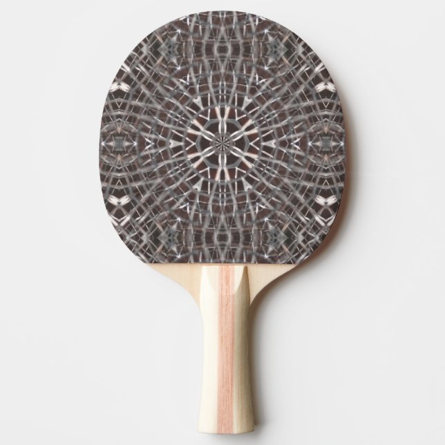 Metallisches Mesh Silver Tischtennis Schläger (Vorderseite)