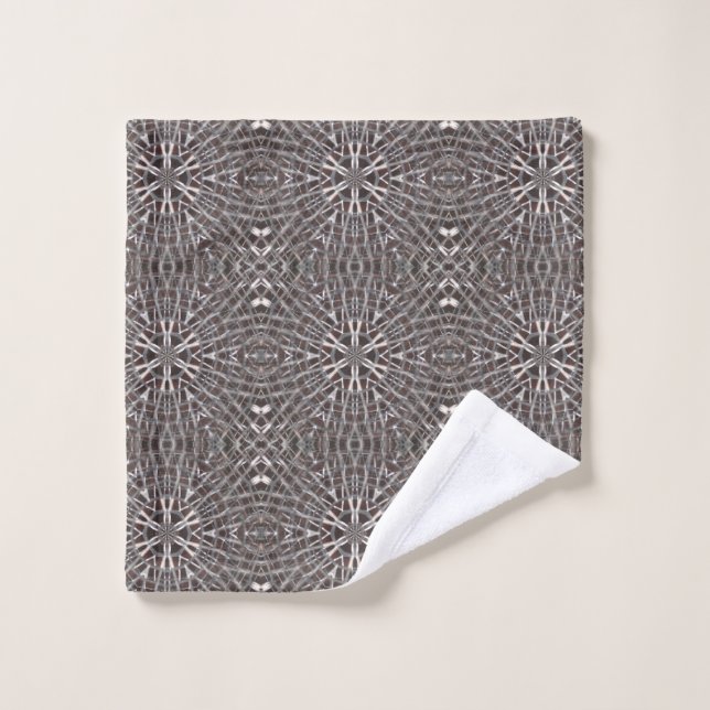 Metallisches Mesh Silver Waschlappen (Waschlappen)