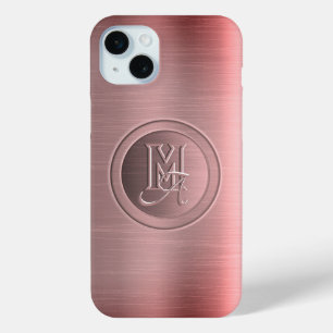 Metallisches rosa Stahlgravur Case-Mate iPhone Hülle