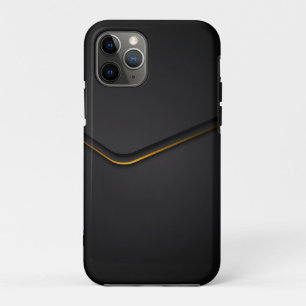 Metallisches Schwarz mit goldenem Dynamikzeilenakz Case-Mate iPhone Hülle