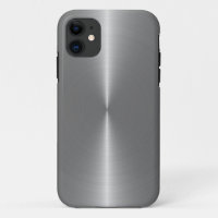 Metallisches Silber Gray Textur Edelstahl Look
