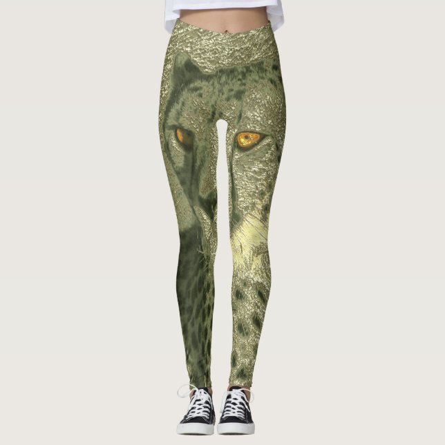 Metallkäse Leggings (Vorderseite)