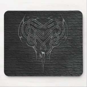 Metallkeltischer Herz-Knoten mit Wand Mousepad