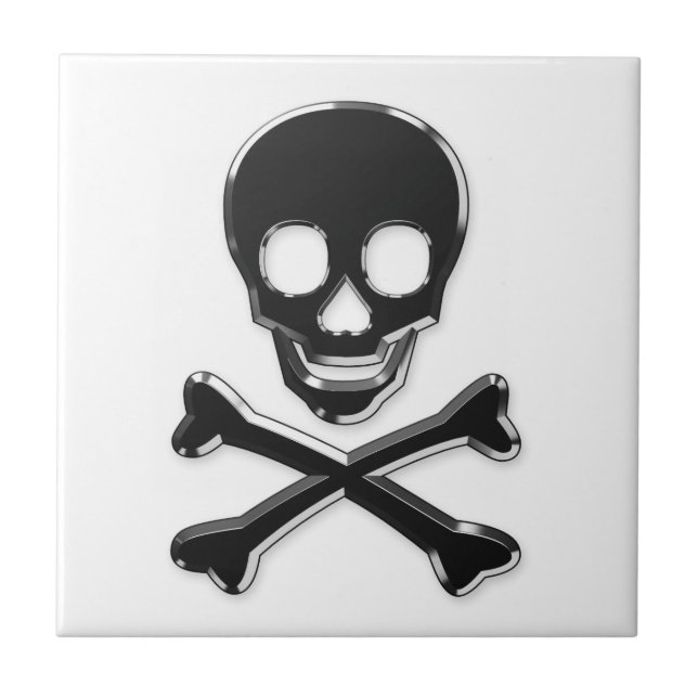 Metallknochen Fliese (Vorderseite)