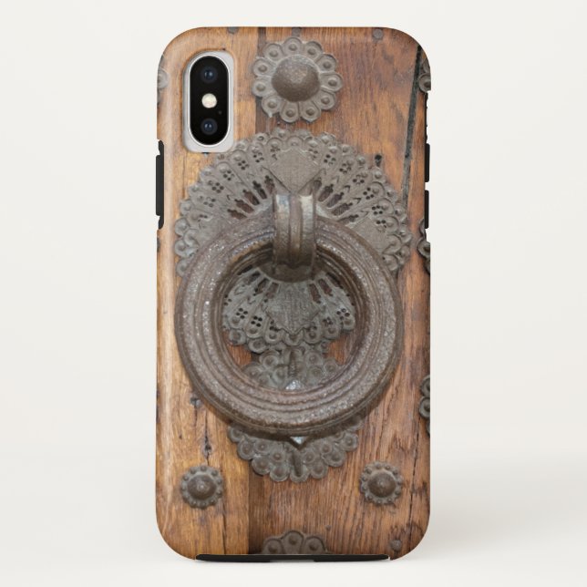 Metallknopf an der alten Holztür Case-Mate iPhone Hülle (Rückseite)
