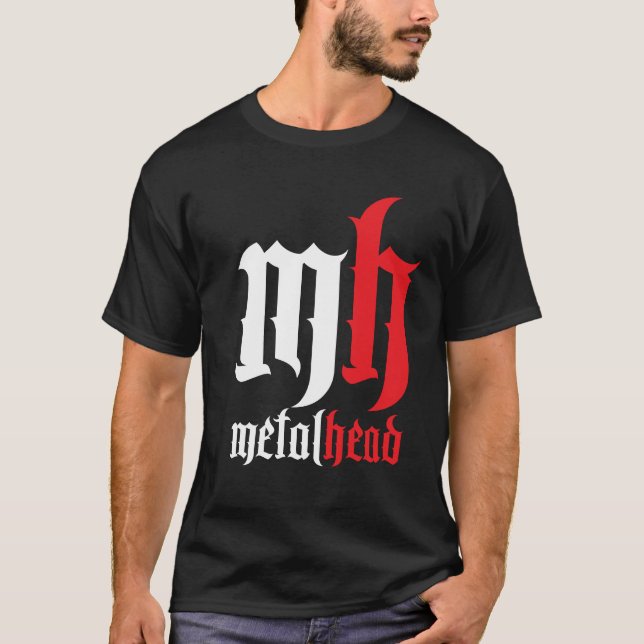 Metallkopf mit Rand! T-Shirt (Vorderseite)