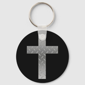 Metallkreuz Schlüsselanhänger
