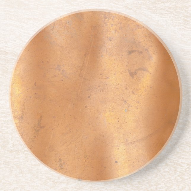Metallkupferne Beschaffenheit Getränkeuntersetzer (Vorne)