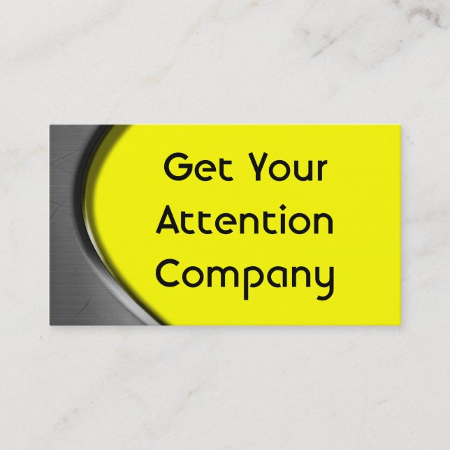 Metallkurven-Visitenkarten Visitenkarte (Vorderseite)