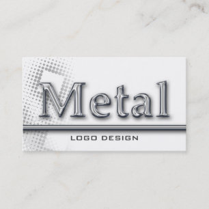 METALLlogo-ENTWURF J schweißende Visitenkarten Visitenkarte