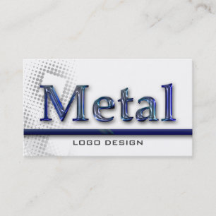 METALLlogo-ENTWURF K schweißende Visitenkarten Visitenkarte