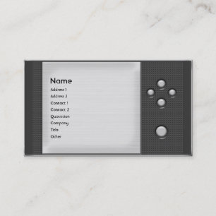 Metallmasche Visitenkarte