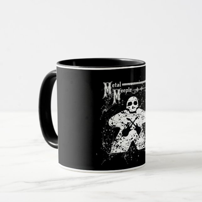 MetallMeeple Tasse (Vorderseite Links)