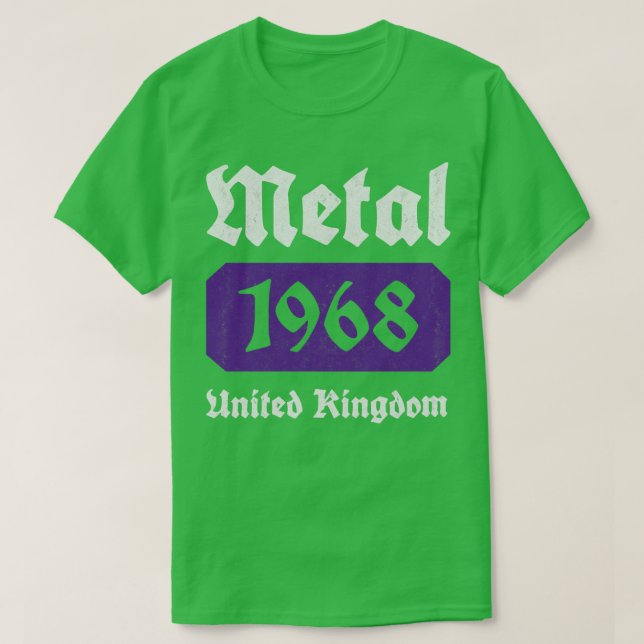 Metallmusik 1968 Vintag T-Shirt (Design vorne)