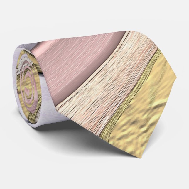 Metallmuster mit Glanz Krawatte (Gerollt)