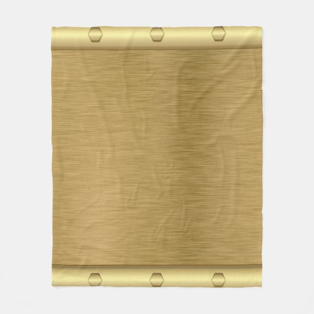 Metalloberfläche Fleecedecke (Vorderseite)