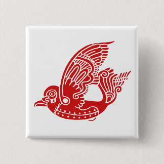 Metallon Bird Button (rot)