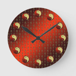 Metallpferd Runde Wanduhr