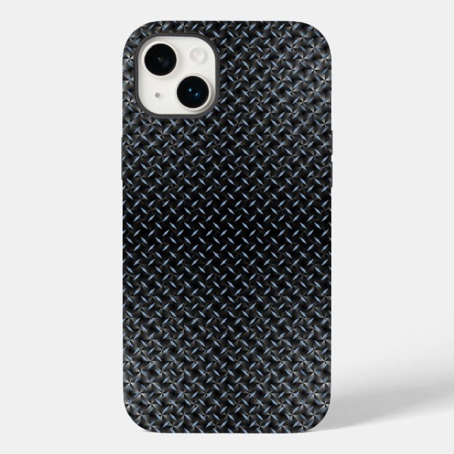 Metallplatte Muster 02 Case-Mate iPhone 14 Plus Hülle (Rückseite)