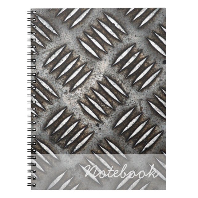 Metallplatten-Notebook Notizblock (Vorderseite)